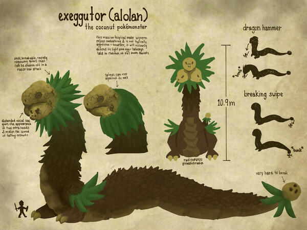 Alolan Exeggutor in Monster Hunter